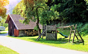 Children's playground, campfire site